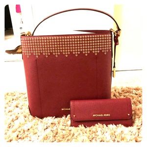 Michael Kors Bag and Wallet Set